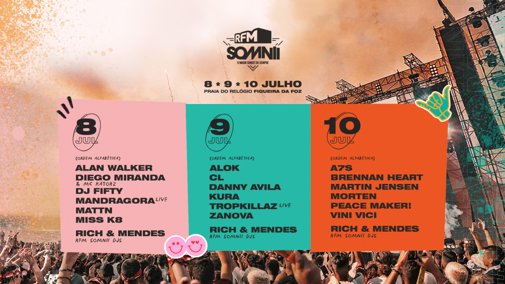 lineup rfm somnii 2022